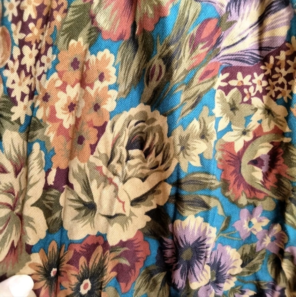VTG Jeffrey & Dara By Linda Hutley NWT Floral Dress Size 15/16 Retro Deadstock - Picture 10 of 16